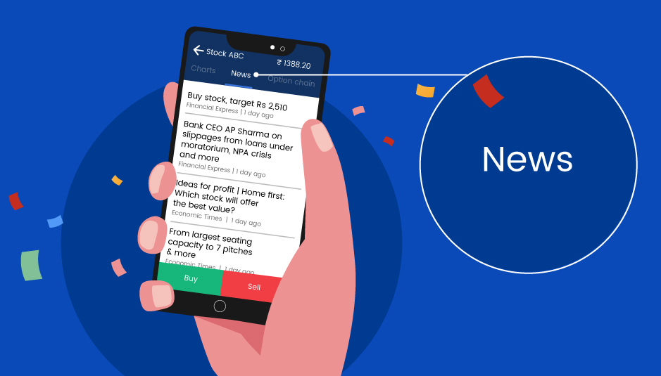 Stay updated with latest stock news within Upstox app