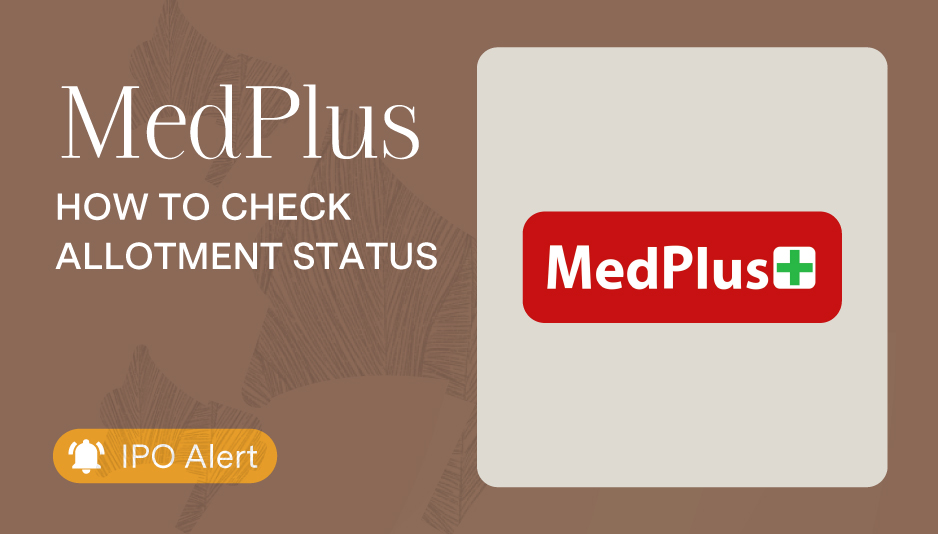 How to check allotment status of MedPlus Health Services IPO