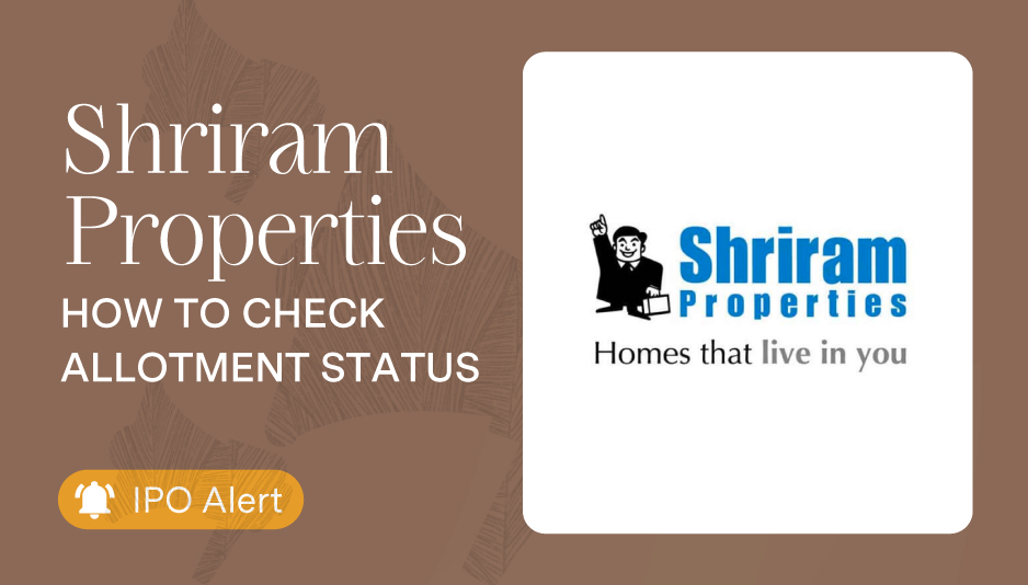 How to check allotment status of Shriram Properties IPO