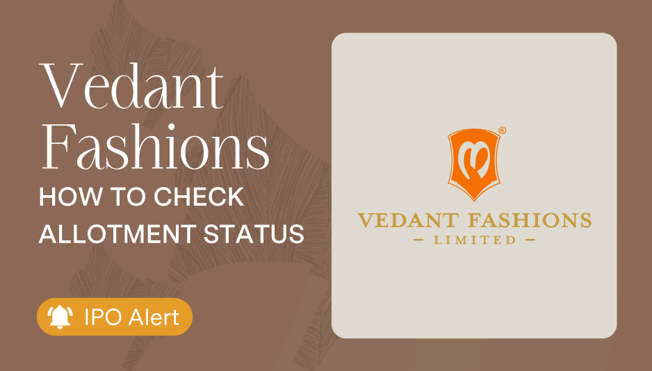 How to check allotment status of Vedant Fashions IPO