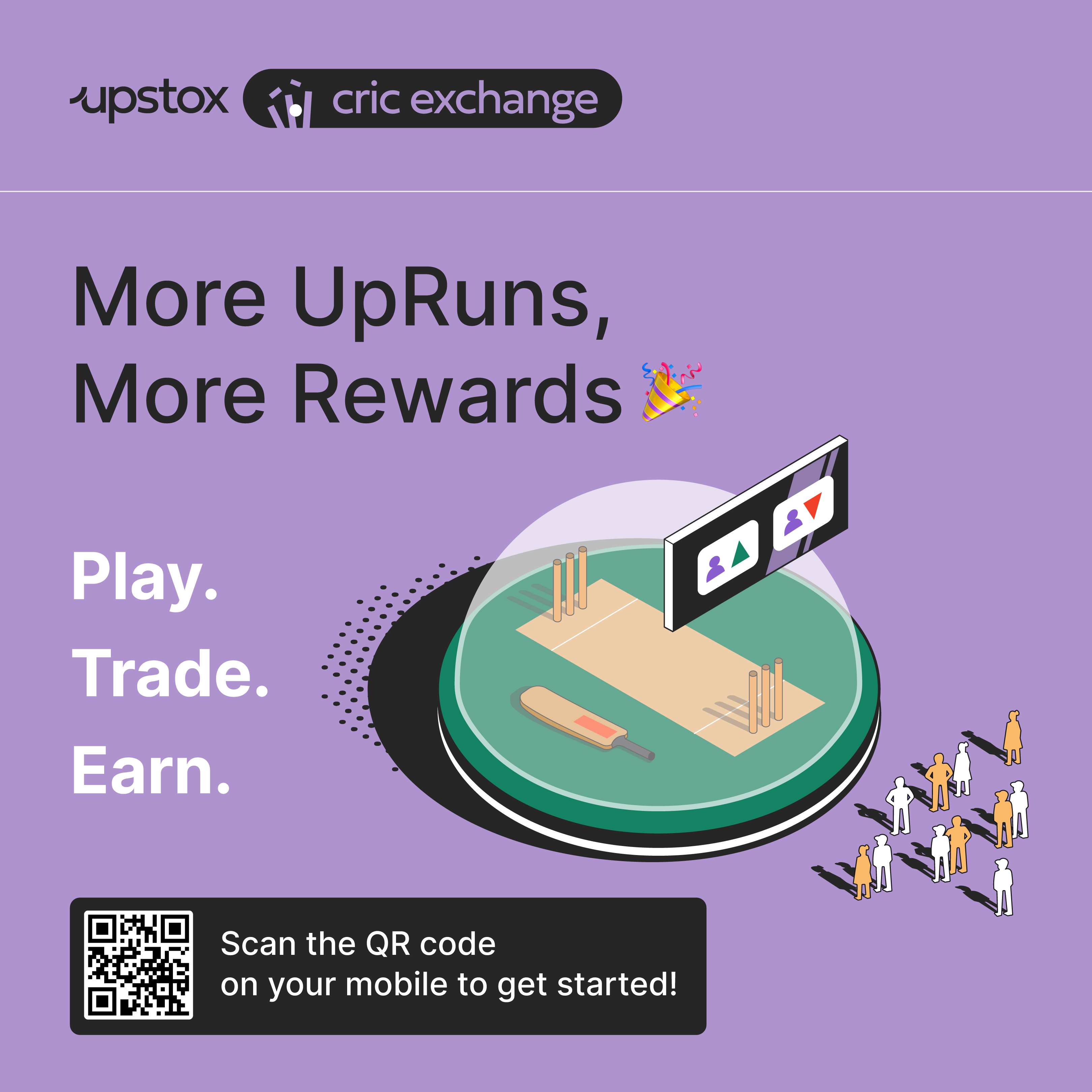 This IPL 2022 season, Upstox Cric Exchange is the game to play