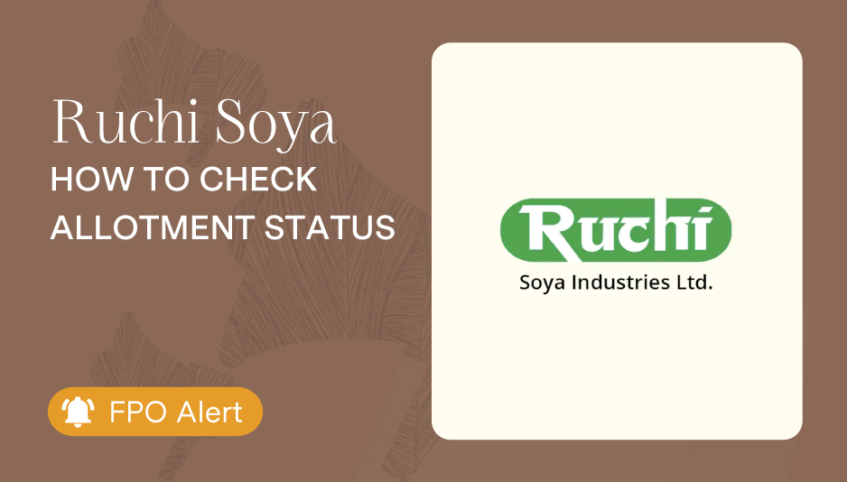 How to check allotment status of Ruchi Soya Industries FPO