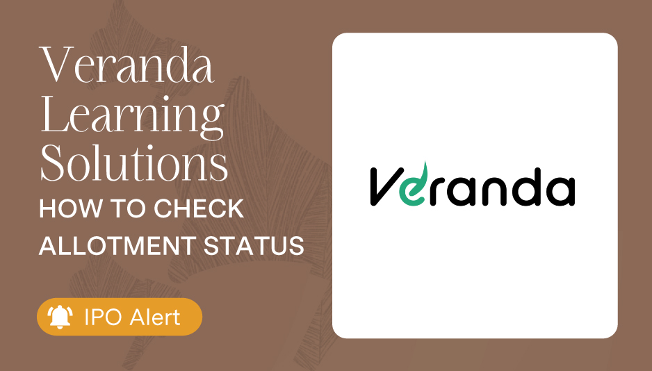 How to check allotment status of Veranda Learning Solutions IPO