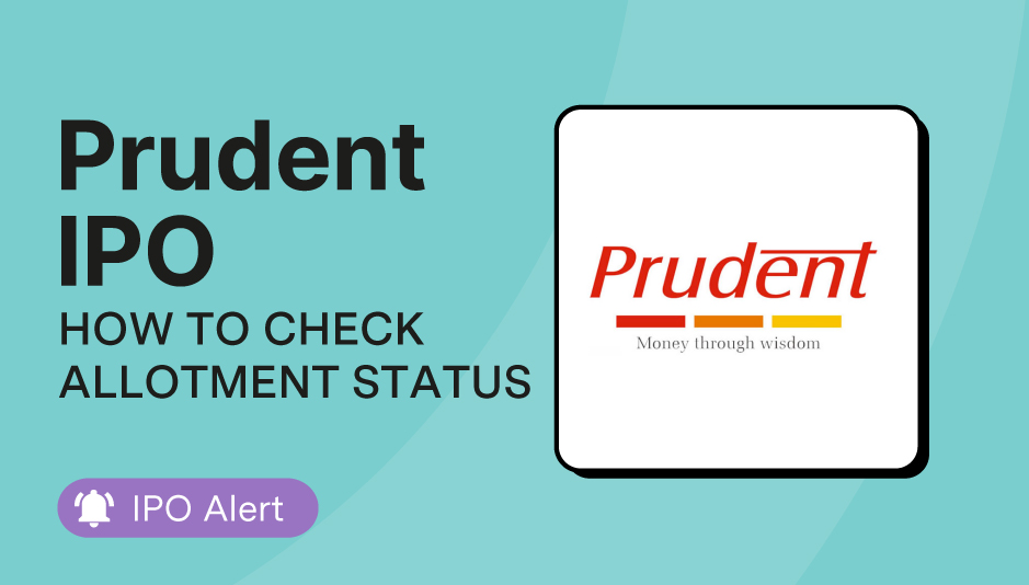 How to check allotment status of Prudent Corporate IPO