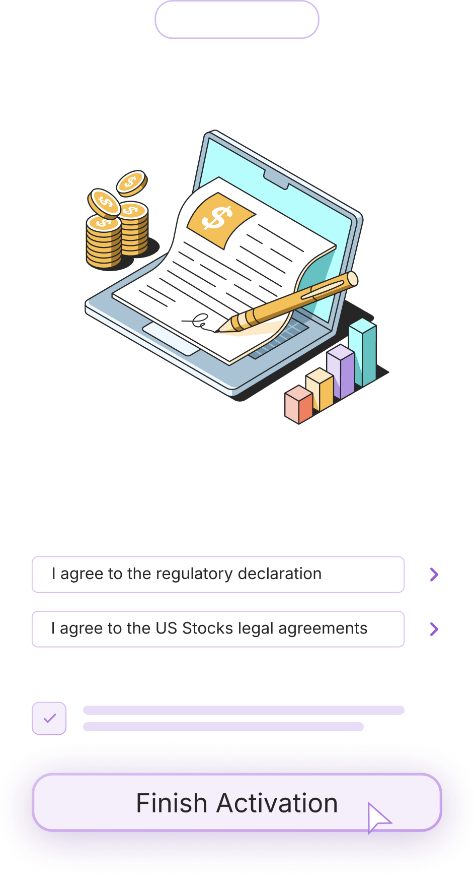 Accept the required declarations